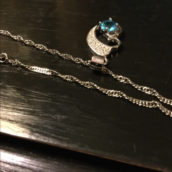 Topaz Pendant & Chain MADE IN USA - Picture 5 of 5